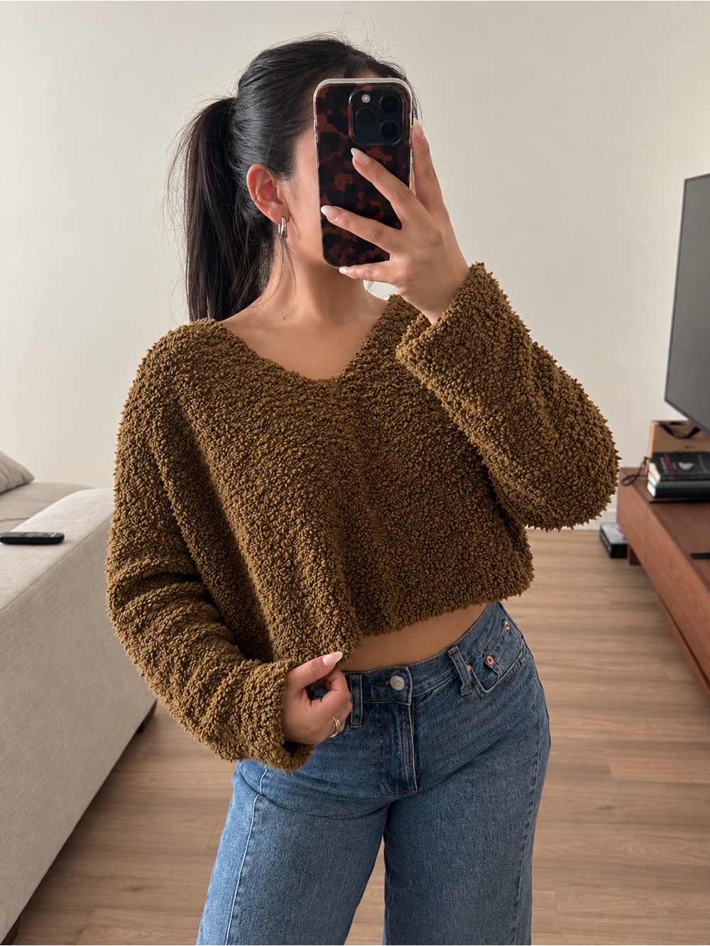 Free People V-Neck Sweater